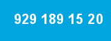 929 189 15 20